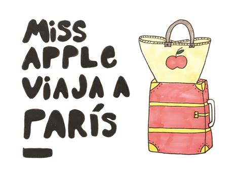 cuento ilustrado // miss apple viaja a paris