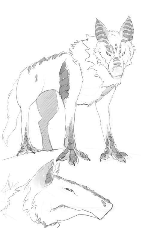 Loth-wolf Redesign by RaikohIllust on DeviantArt