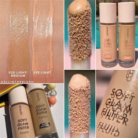 Catrice Soft Glam Filter Fluid Foundation Review & Swatches » All In ...