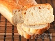 Пухкав памук хляб в хлебопекарна (със суха мая)