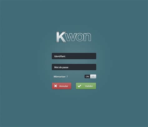 clean admin login form  caronade  deviantart