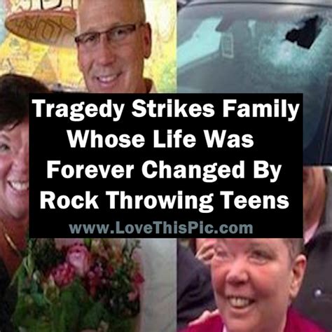 Tragedy Strikes Family Whose Life Was Forever Changed By Rock Throwing ...