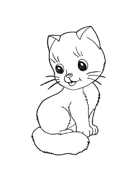 Раскраски Кошки и котята - детские раскраски распечатать бесплатно