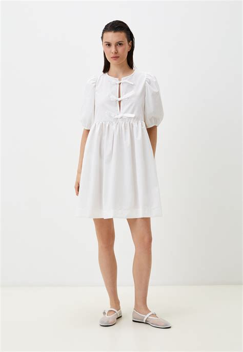 Платье Befree Woman Mix&Match, цвет: белый, MP002XW14974 — купить в ...