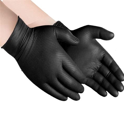 Black Nitrile Gloves - Box of 100