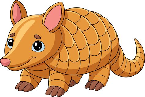 Desenho De Tatu Infantil - Desenho de tatu bebê fofo em pé | Vetor Premium