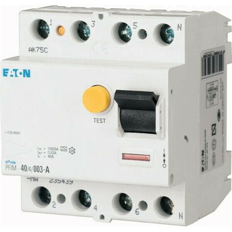 Eaton 4P 40A 30mA VVSK A-Tyyppi | Eaton | Etherma Skandinavia Oy