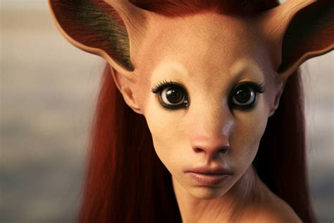 fawn portrait  lothar  deviantart