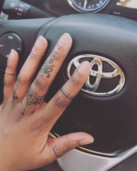 Simple Finger tattoos | Simple finger tattoo, Finger tattoo for women ...