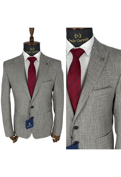 CLASSIC GRAY JACKET - Paulo Carvelli