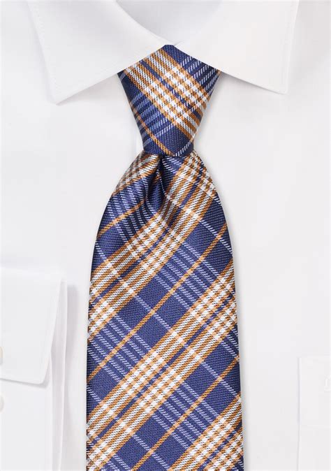navy  gold kids tie navy  antique gold checkered kids necktie