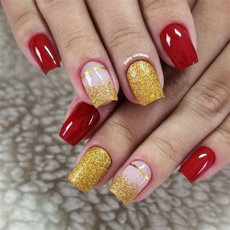 Unhas Decoradas 2023 Vermelha - Unhas decoradas Vermelhas 2023: 20 ideias, tonalidades e imagens - Faby ...