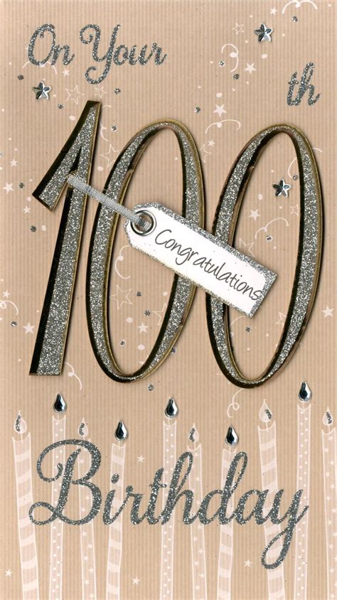 Happy 100th Birthday Card Printable