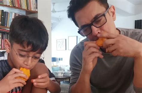 Aamir Khan, Son Azad Relishing Mangoes Together; See Pic | Pragativadi ...