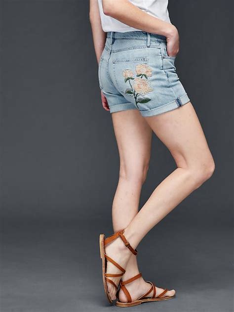 ORIGINAL 1969 embroidered best girlfriend shorts | Gap