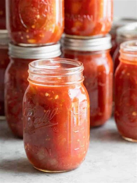 The BEST Homemade Salsa for Canning - Delish Knowledge
