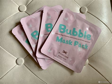 Пенящаяся тканевая маска Rivecowe Bubble Mask Pack - «Пенная вечеринка ...