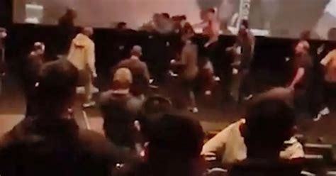 Huge brawl breaks out in cinema as Conor McGregor v Floyd Mayweather ...