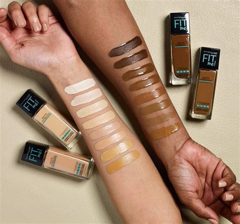 Maybelline Fit Me Colour Chart