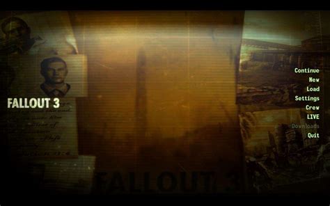 Fallout 3 - Новые красивые изображения главного меню