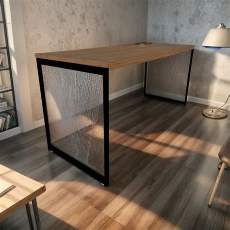 Mesa Industrial 150 X 60 - Mesa Para Escritório 150x60cm Industrial Em Mdp Arboris | Parcelamento ...
