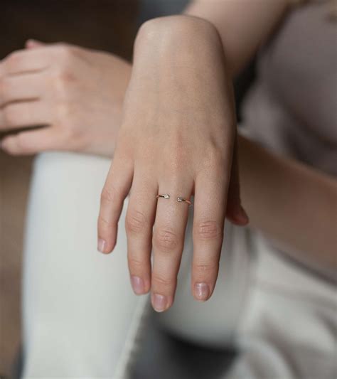 Open Double Diamond Band - Sarah Hickey Jewellery