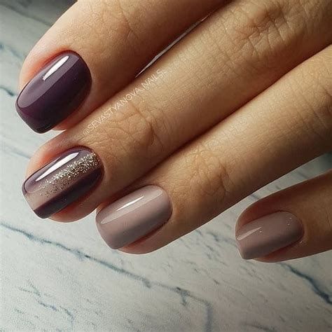 100+ идей модного осеннего маникюр 2024 | Shiny nails designs, Manicure ...