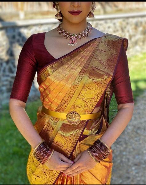 latest maroon saree blouse designs    artofit