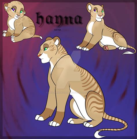 Hayna Reference Sheet by WanderingWolverine on DeviantArt