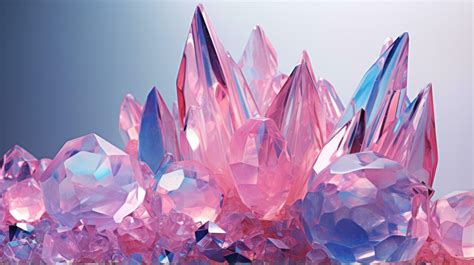 A bunch of crystals on blue background 28001640 Stock Photo at Vecteezy
