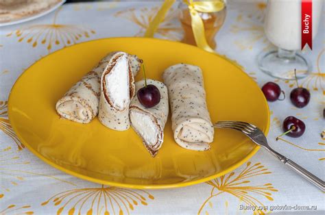 Блинчики с рикоттой, маком, медом и лимоном • Блины, оладьи и т.п.