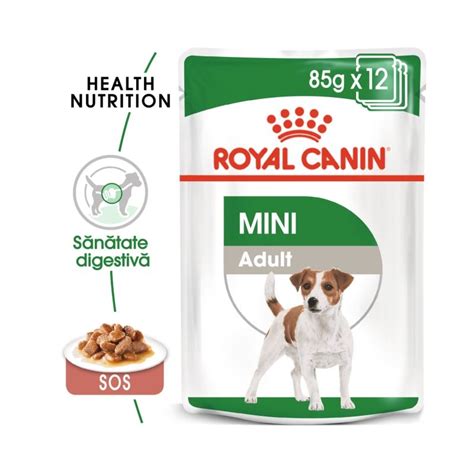 Royal Canin Mini Adult, 12 plicuri X 85 g: 35,77 RON - PetMart PetShop