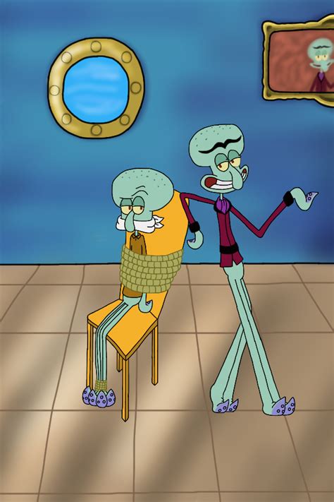 ''I'm living your dream, Squidward'' by WhiteMageOfTermina on DeviantArt