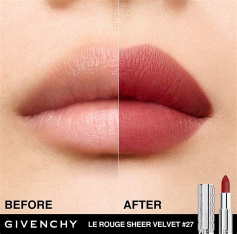 Губная помада Givenchy Le Sheer Velvet Powder Lipstick Holiday Winter ...
