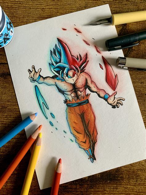 super goku drawing 9