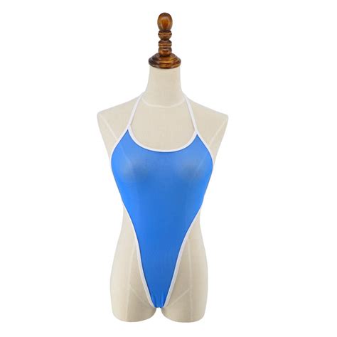 Snapklik.com : Micro Bikini Sheer Thong Bathing Suit For Women See