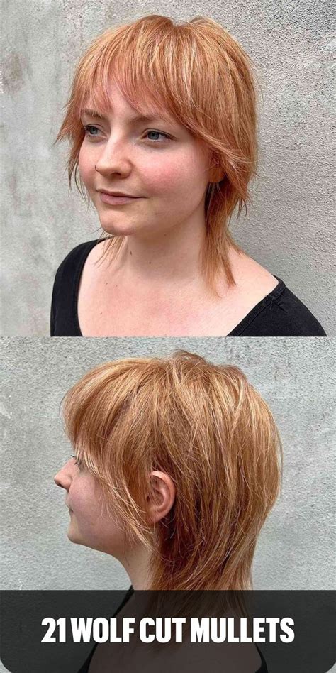 Sleek Wolf Cut Mullet with Wispy Bangs Trendy Haircuts, Haircuts With ...