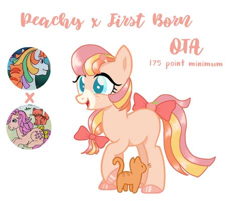 [CLOSED] MLP Pony Fusion - Peachy x First Born by vernorexxia on DeviantArt