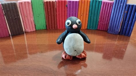 How to make a penguin from plasticine/Делаем пингвина из пластилина ...