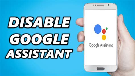 How to Disable Google Assistant on Android! (Quick & Easy) - YouTube