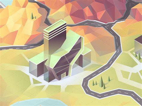 Low Poly Vector Map Illustration - Details by Gertruda Fon Narcco on ...