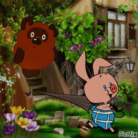 Винни-Пух - GIF animé gratuit - PicMix
