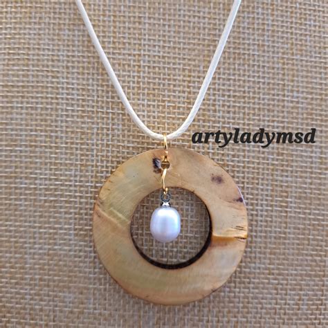 Shell & Freshwater Pearl necklaces by ArtyLadyMsD — ArtyLadyMsD