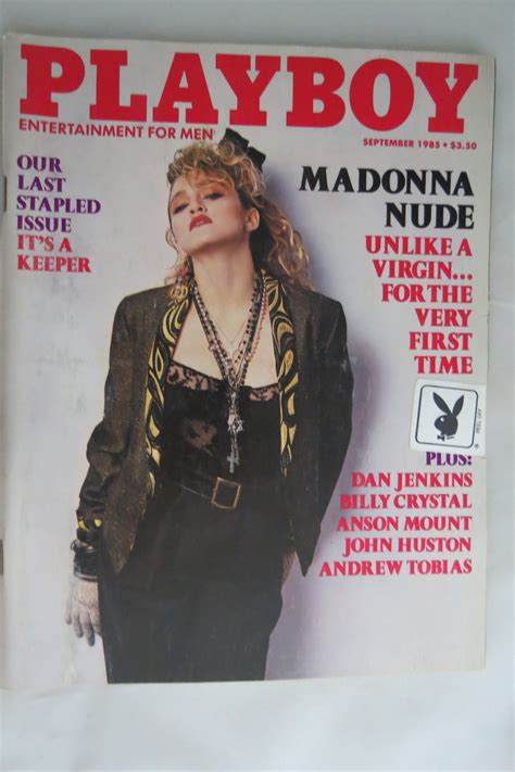 PLAYBOY MAGAZINE MADONNA NUDE SEPTEMBER 1985 by Playboy: (1985