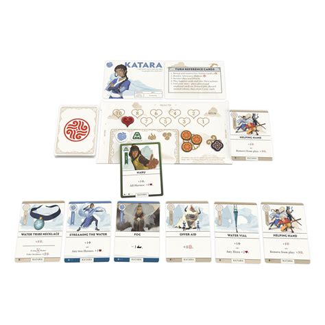 Avatar The Last Airbender: Aang's Destiny A Cooperative Deck-Building