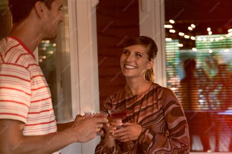 side view smiley people  party premium photo