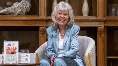 Jilly Cooper, British author of bestselling risqué novels including