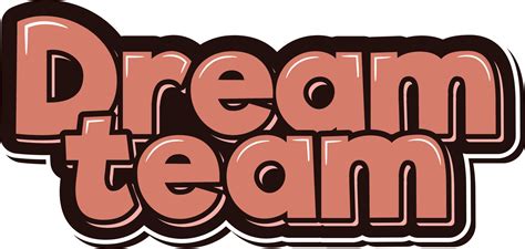Dream Team Aesthetic Lettering Vector Quote for World Sleep Day ...