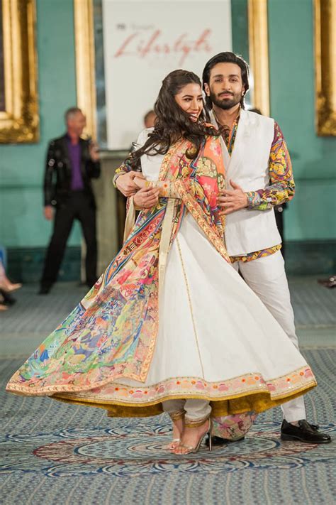 fahad hussayn collection  pakistan fashion week season  london
