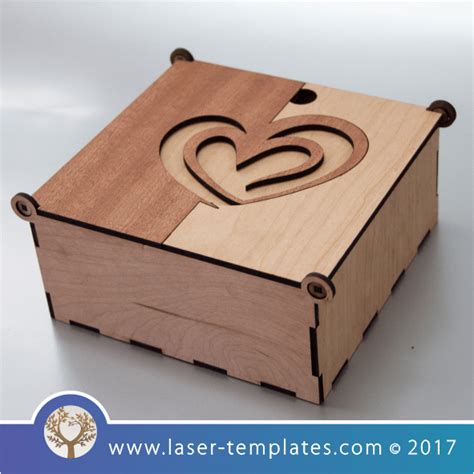 Laser Cut Box Template - Printable Word Searches